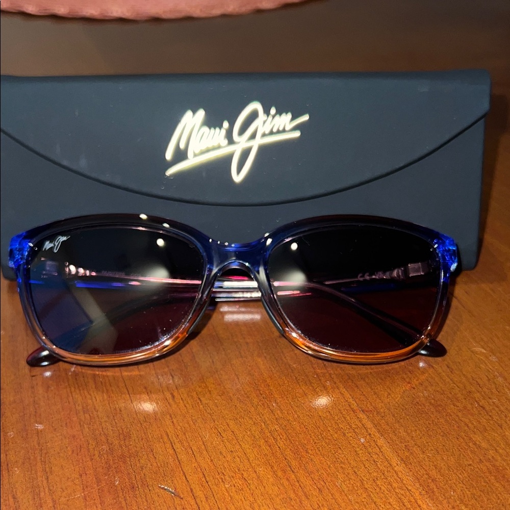 Maui Jim Blue and Orange Sunglasses